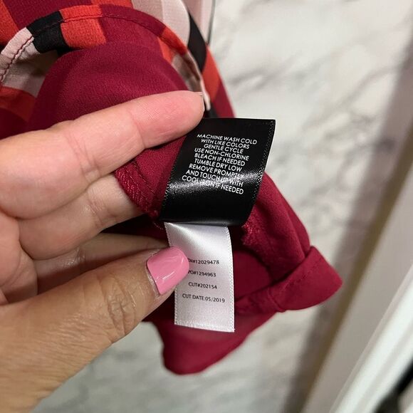 Torrid 1X Chiffon Stripe Double Layer Swing Cami - Picture 6 of 9